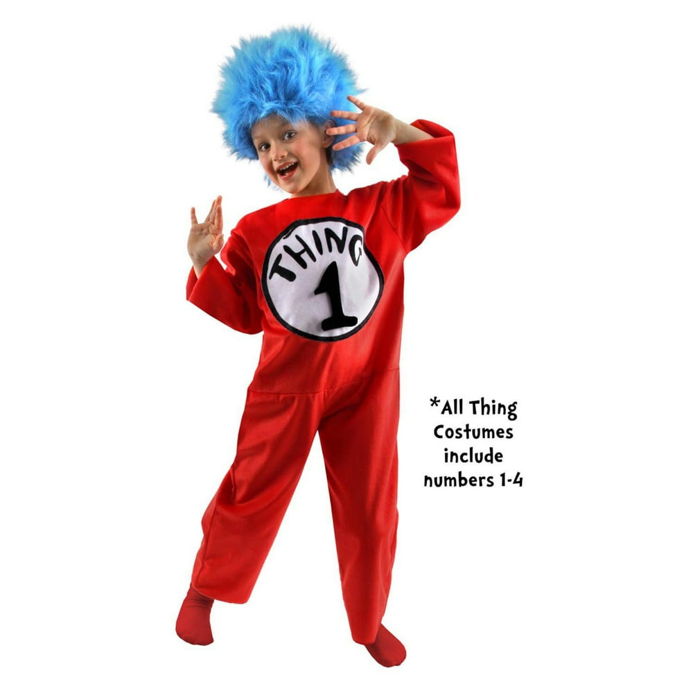 Dr. Seuss The Cat in the Hat Thing 1 and Thing 2 Child Halloween