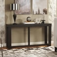 thumbnail image 2 of Signature Design by Ashley Contemporary Watson Sofa/Console Table  Dark Brown, 2 of 6