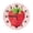 ZZNZ07012004, variant on Zhmjortal Fruit Pattern Round Wall Clock Silent Non-Ticking Battery Operated Clock 10 Inch, Raspberry Pattern Home Decor for Living Room, Kitchen, Bedroom, and Office