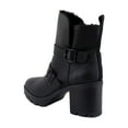 thumbnail image 3 of Naturalizer Verney-Moto Women's Boots Black Leather Size 9.5 M, 3 of 8