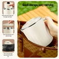 thumbnail image 4 of Electric Kettle, 600ml Hot Water Boiler 600W, Fast Heating, 304 Stainless Steel, Intelligent Temperature Control, for Brewing Tea, Coffee,  Noodles, 4 of 7