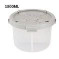 thumbnail image 1 of Tarro de almacenamiento de latas selladas transparentes de 4 rejillas con tapa multiabierta Cocina casera Contenedor de alimentos Herramienta S Advancent HA7658-04B, 1 of 7