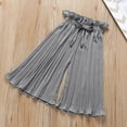 thumbnail image 4 of kpoplk Toddler Baby Girl Summer Fall Clothes Cute Sleeveless Tops Pant Outfits Set Infant Strap Boho Princess Outfit Size 4-5 Years,Grey, 4 of 8