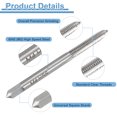thumbnail image 5 of Uxcell 2 Set Metric Hand Tap Set, M4 x 0.7 H2 Thread Taper + Plug + Bottom Taps, High Speed Steel (HSS) Screw Threading Tapping Tool Kit, 5 of 7