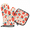 Multicolor 4, variant on CURLYOOT Various Fruit Oven Mitts and Pot Holders 2 pcs Set, Decorative Kitchen Gloves Hot Pads Banana Apple Orange Washable Oven Glove for Cooking Baking