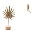 thumbnail image 1 of Escultura de hoja de metal, estatua de hoja plegable, gancho de pared, gancho para abrigo montado en la pared, figura decorativa moderna de hierro, ma, 1 of 8