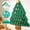 Green, variant on Christmas Tree 24 Grids Storage Hanging Bag, Foldable Wall Door Organizer with 24 Pockets for Small Toys, Accessories, Cosmetics, Office Supplies, Dorm Room, Bedroom, Closet