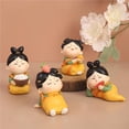 thumbnail image 3 of Tang Dynasty Palace Lady Figuritas Estatua Artesanía De Resina Hecha A Mano Tang Lady Escultura Regalo Creativo De Moda Escritorio Miniatura Adorno Para El Hogar Para Restaurante Oficina Advancent HA028061-01, 3 of 7