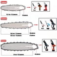 thumbnail image 2 of SVKBJROY 5 Pieces 8 Inch Chainsaw Chain, Chainsaw Chain with Grinding Wheel Guide 45 Drive Links, Chainsaw Chains for Cutting Wood Tree Branches Pruning, 2 of 3