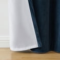 thumbnail image 4 of Better Homes & Gardens Velvet Grommet Blackout Single Curtain Panel, Navy, 52" x 95", 4 of 7