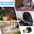 thumbnail image 7 of Uxcell 1-Pack Pressure Washer Quick Connect Fittings, M22 15mm Female to 1/4 Inch Female Hose Adapter for Pressure Washer Gun/Hose, 7 of 7