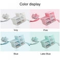 thumbnail image 6 of 1Pc Plastic Stackable Storage Shoe Box,Stackable Floding DIY Shoe Drawers Container Organizers Home Storage,Blue, 6 of 7