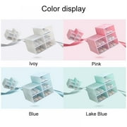 Hotiary Clear Plastic Shoe Boxes Stackable Storage Container Organizers, Multi-Color