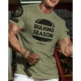 thumbnail image 2 of Gymish Bulking Season Workout T-Shirt for Men – Funny Gym Shirt, Men's Gym T-Shirt, Lifting Shirt, Deadlift Tee, Workout Shirt, Gym Wear, Athletic Shirt for Men, 2 of 5