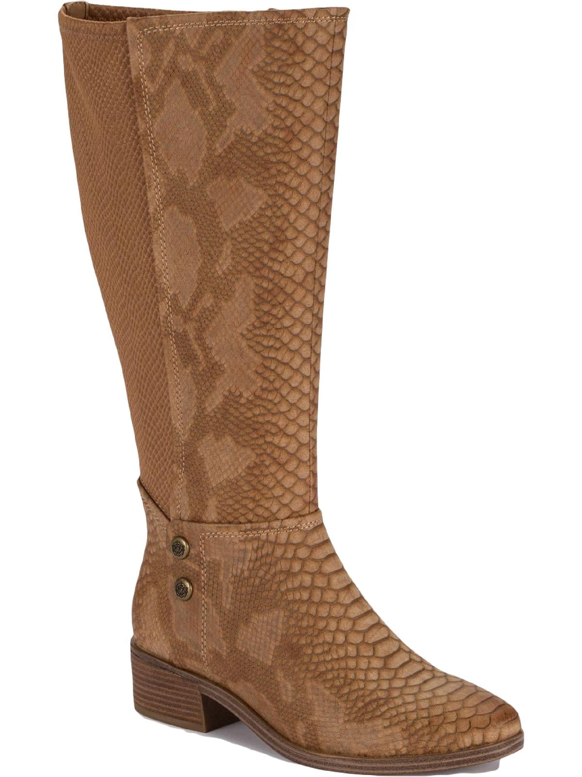 Baretraps Womens Madelyn Wide Calf Faux 