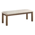 thumbnail image 1 of Lexicon Bonner Pine Wood Dining Room Bench in Brown Finish, 1 of 5