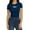 Blue, variant on Tittly T Shirts for Women Going Out Tops Women's Cutout Tops Basic Long Sleeve Round Neck Slim Fit T Shirts Spring Tops for Women Tshirts Shirts Black L