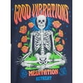 thumbnail image 4 of Humor Men's & Big Men's Good Vibrations Skeleton Graphic T-Shirt, 4 of 5