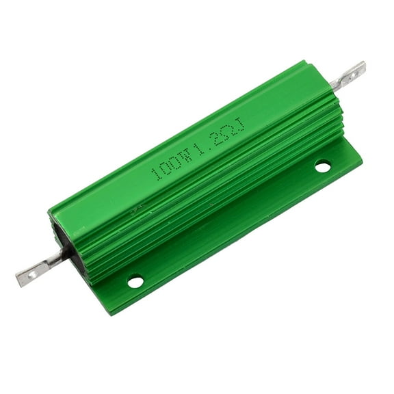 Unique Bargains Unique Bargains 100W Watt 1.2 Ohm 5% Aluminum Shell Wirewound Resistor