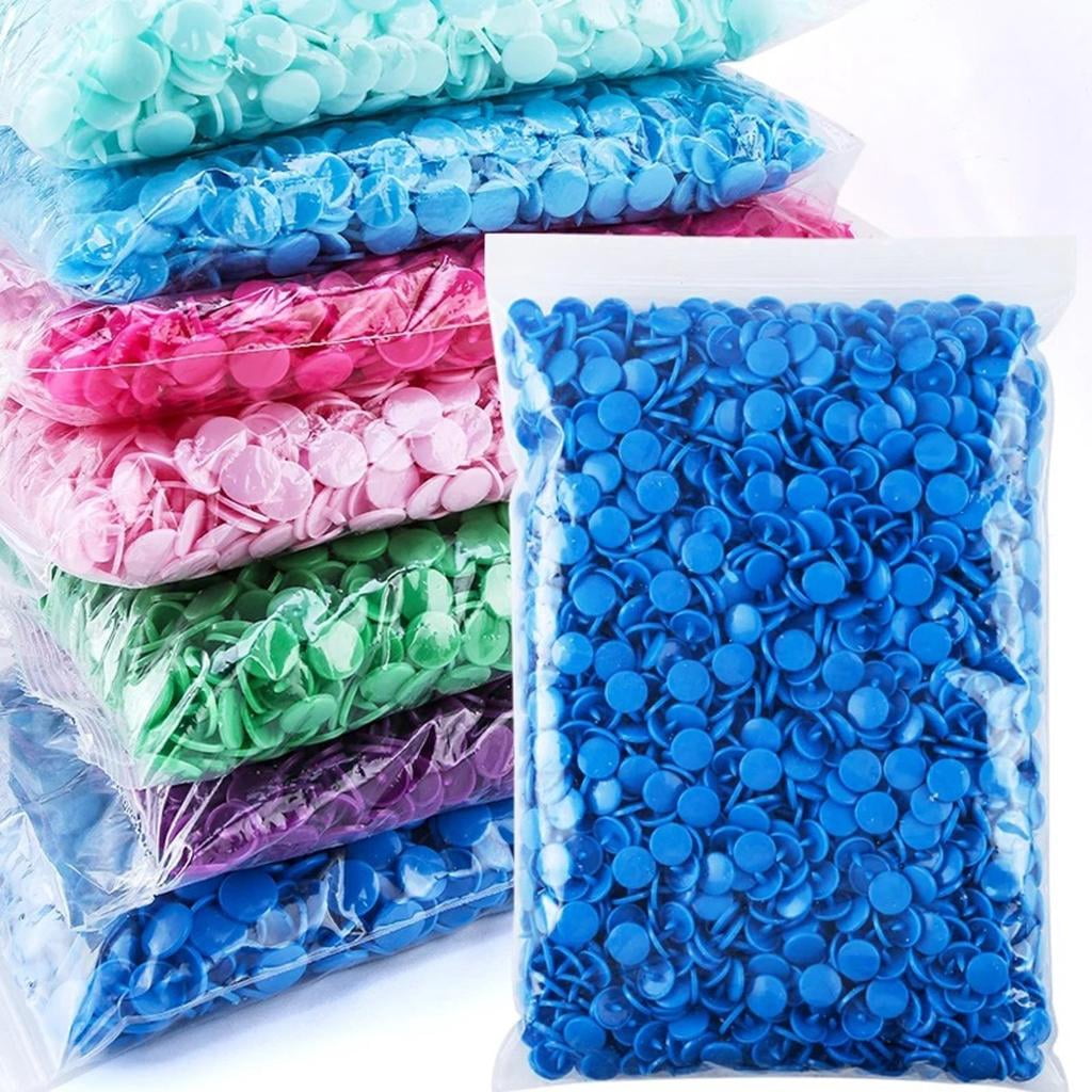 YIGSECU 12mm Snap Button for Sewing 1000Sets Colorful Resin Snap Fasteners for Clothing Diaper Bibs Crafting Sewing Project