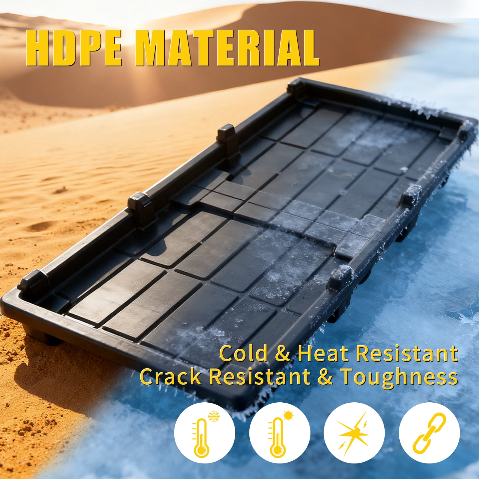Slide Out Truck Bed Cargo Tray, HDPE Lightweight Sliding Organizer, 500 lbs Capacity, Fit Ford F-150, Chevy Silverado, GMC Sierra, Dodge Ram, Toyota Tundra