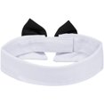 thumbnail image 3 of ORUYROP Handcrafted Adjustable Formal Pet Bowtie Collar Neck Tie for Dogs & Cats (S, Black), 3 of 7