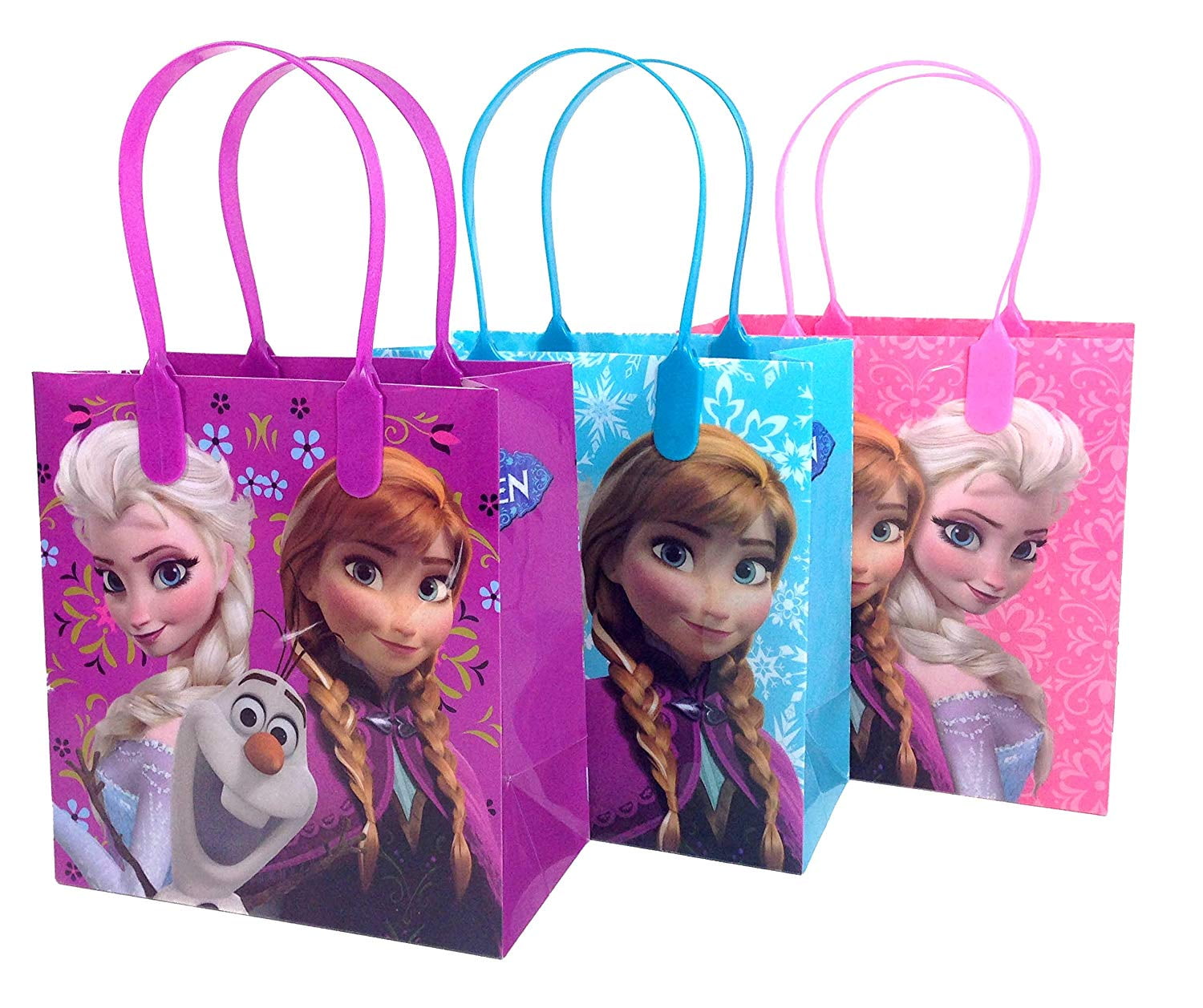 Frozen 2 Believe in The Journey 6ck Reusable 10" Tote Bags Goodie Treat Bags