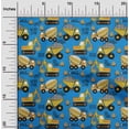 thumbnail image 2 of oneOone Rayon Yellow Fabric Truck Quilting Supplies Print Sewing Fabric By The Yard 56 Inch Wide, 2 of 5