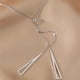 thumbnail image 2 of Collar de plata 925 Qarigey gargantilla geométrica ajustable, 2 of 6