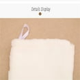 thumbnail image 6 of Teissuly Pure White Plush Christmas Stockings Christmas Gift Bag Christmas Decoration Pendant, 6 of 9