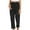 Black, variant on MIUOWANP Black Pants for Women with Pockets Fashion Women Trousers Full Pants Casual Straight Solid Color Suit Pants XXL Black