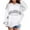 White, variant on Kiijoy Toddler Girls Los Angeles Hoodie Letter Print Hooded Sweatshirt Hoody, Sizes 4-5