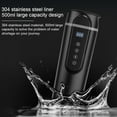 thumbnail image 4 of Car Heating Cup Car Electric Kettle 12V/24V Car Travel Electric Kettle Car Heating Mug With Anti Spill Lid Portable Coffee Travel Cup Temperature Control Kettle For Tea Milk, 4 of 8