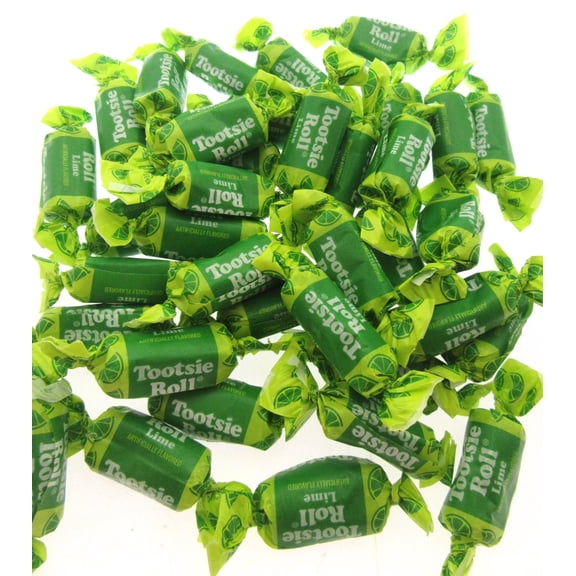 Tootsie Roll Lime Fruit Chews Candy Half Pound 8oz