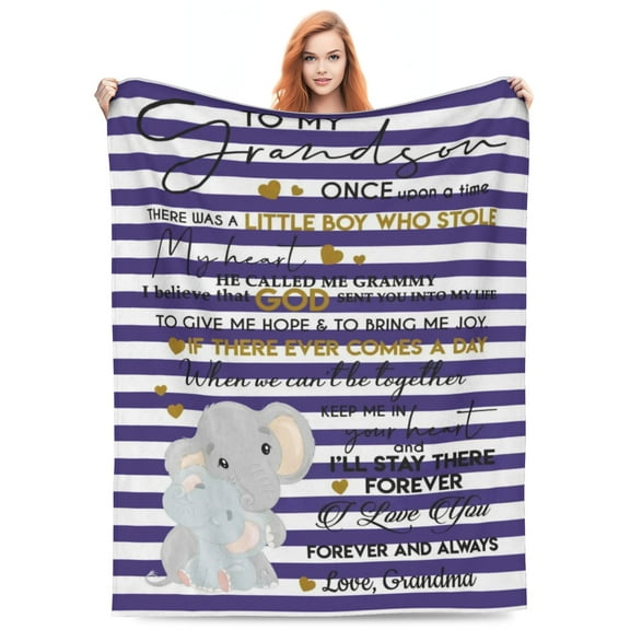LHSHID Custom Name Blanket Love Letter to My Granddaughter from Grandpa Grandma A Little Girl Who Stole My Herat Love You Personalized Gift Fleece Throw Blanket for Bed Couch 30x40inch