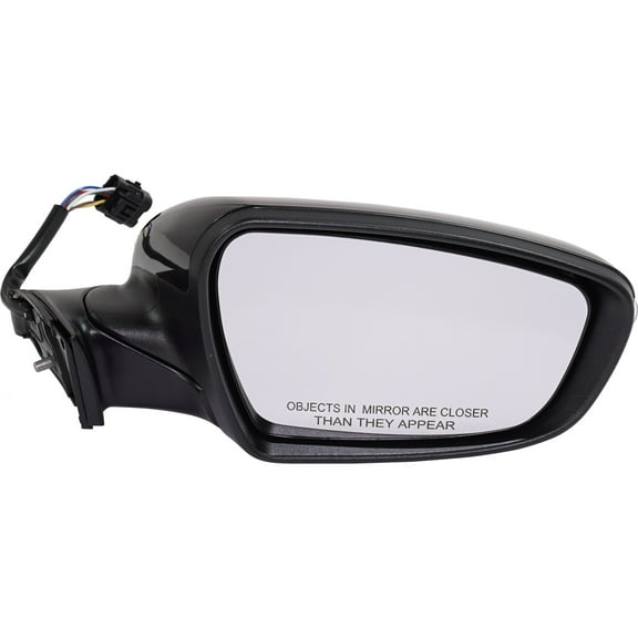 MIRROR Compatible For 2014-2016 Kia Forte Right Passenger Heated Power Glass In-housing Signal Light Paintable