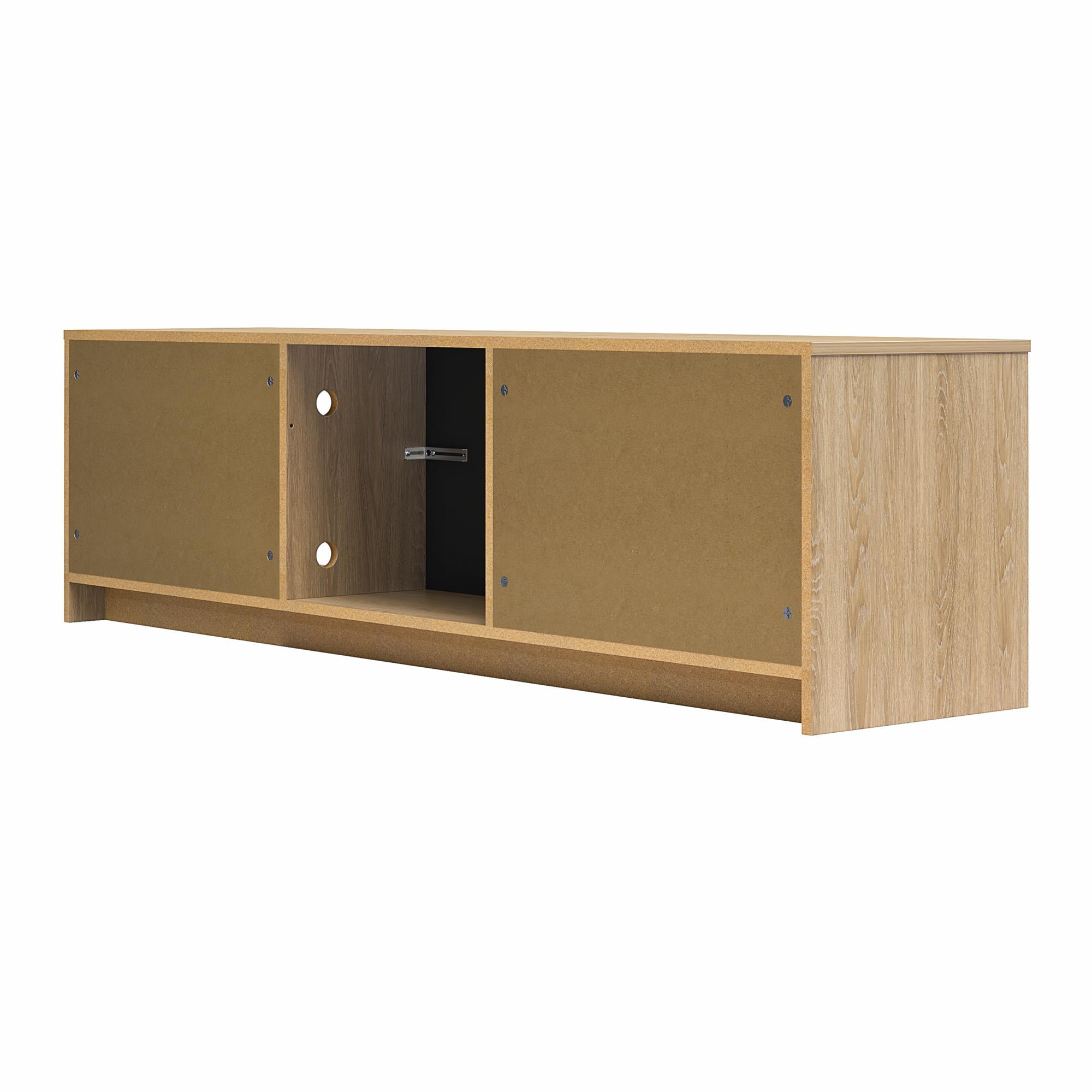Mainstays Fireplace TV Stand, for TVs up to 75", Natural