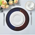 thumbnail image 4 of GZHJMY Watercolor Baseball 15.4 Inch Round Dinner Placemat, Polyester Material, Heat-Resistant, Unique Print Design, Dining Table Kitchen Fine Decoration and Beautiful Ornaments., 4 of 5
