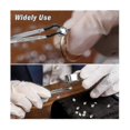 thumbnail image 4 of 3 Pcs Non-Marring Silicone Tipped Tweezers with Rubber, Bent Tip and Flat Tweezers Suitable for Various Uses, 4 of 5