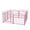 24" Pink, variant on Pefilos Outdoor Dog Playpen with Doors, 24" 8 Panels Indoor Dog Fence Metal Dog Pen Pet Puppy Exercise Pen for RV Camping Garden Yard, White