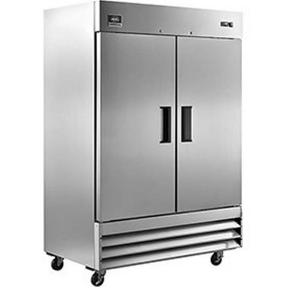 Nexel Reach-in Freezer, 2 Doors, 54 x 32.2 x 82.5 in. - 47 Cu. ft., Stainless Steel