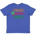 thumbnail image 3 of Inktastic Christmas Baking Spirits Bright with Green Oven Mit Youth T-Shirt, 3 of 5