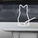 thumbnail image 5 of Calcomanía para parabrisas de coche, calcomanía con cola ondeante de gato, pegatina decorativa para ventana de coche, calcomanía para coche, 5 of 6