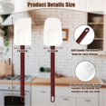 thumbnail image 4 of Heavy Duty Spatula and Spoonula High Heat Silicone Spatula Large Rubber Spatulas for Kitchen Use Co, 4 of 5