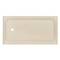 thumbnail image 2 of Voltaire 60" x 32" Single-Threshold, Left-Hand Drain, Shower Base in Biscuit, 2 of 8
