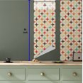 thumbnail image 6 of Ambesonne Yellow and Brown Peel & Stick Wallpaper for Home, Geometric Stars, 13"x36", Orange Champagne, 6 of 6
