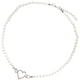 thumbnail image 4 of Collar de perlas, collar de corazón de amor, gargantilla, cadena de clavícula para mujeres y niñas, 4 of 6