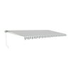 thumbnail image 5 of ALEKO 10 x 8 ft Grey White Striped Motorized Retractable Patio Awning, 5 of 8