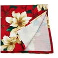 thumbnail image 3 of Fennco Styles Provencher Collection Classic Poinsettia Blossom Printed Table Linens, 3 of 12
