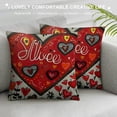 thumbnail image 3 of Valentines Day Pillow Covers Hello Valenine Pillowcase for Valentines Day Throw Pillows Cushion Valentines Decorations…, 3 of 5
